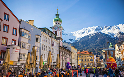 Innsbruck nočním vlakem ČD