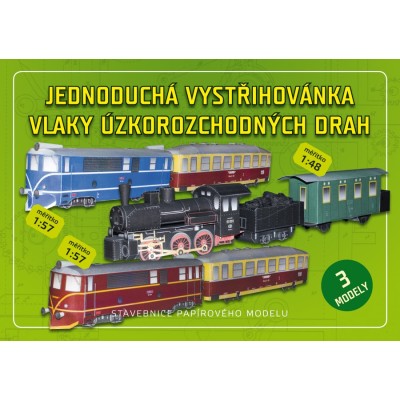 Vystřihovánky -Vlaky...