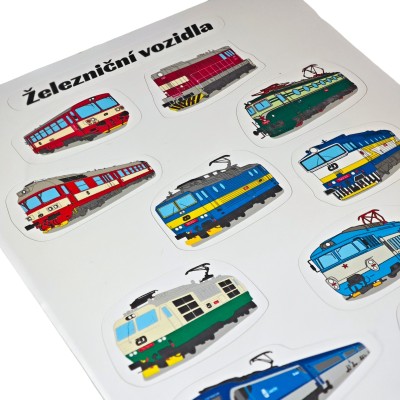 Aršík samolepek A5