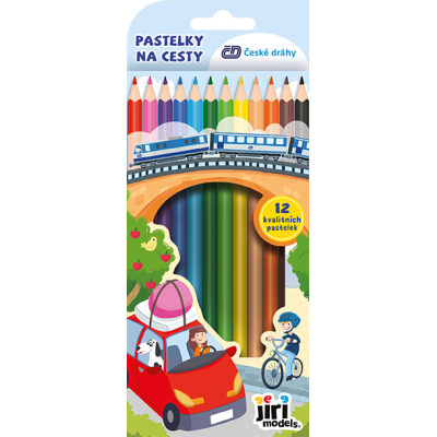 Pastelky České dráhy 12 ks