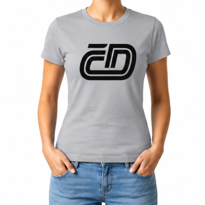 Dámské triko šedé - velké logo