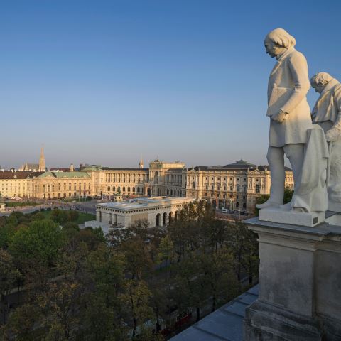 Pohled na Hofburg, foto: © WienTourismus/Christian Stemper