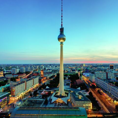 Televizní věž, © visitBerlin, foto: Wolfgang Scholvien